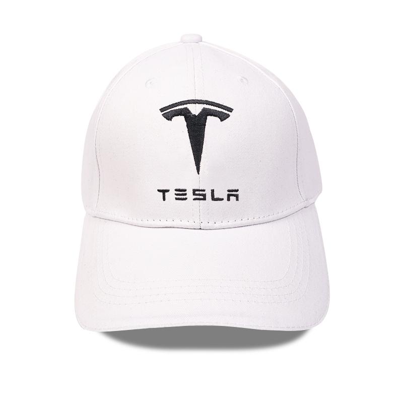 Для автомобиля Tesla Вышивка эмблемы Snapback Бейсболка Весна и Осень Открытый регулируемый Автомобильный логотип Повседневные кепки Шляпа от солнца