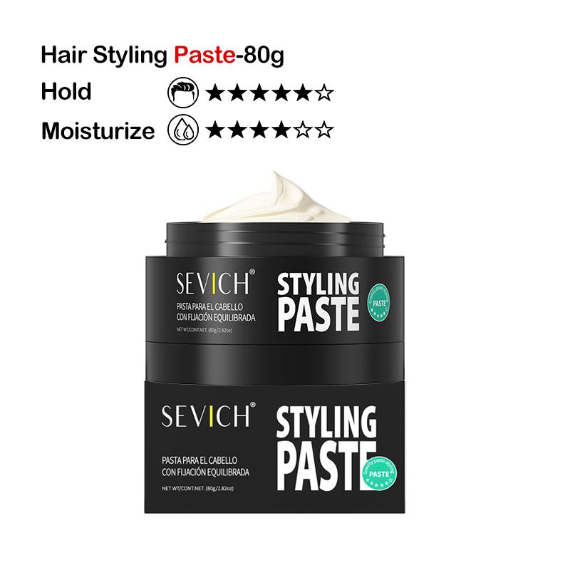 SEVICH 80g Hair Styling Matte Hair Clay Lasting Stereotype Matte Clay Strong Hold Easy Wash Convenient Smooth