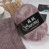 1Pcs 95gCotton Yarn Ball, Long Staple Cotton, Shiny Silk Thread, Hand Knitted Scarf, Hat, Jacket, Base Sweater