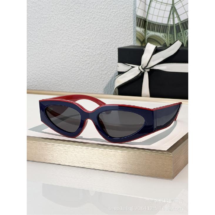 New panda sunglasses, cat-eye black and white sunglasses, slimming and face-covering, recommended by internet celebrities, trendy glasses