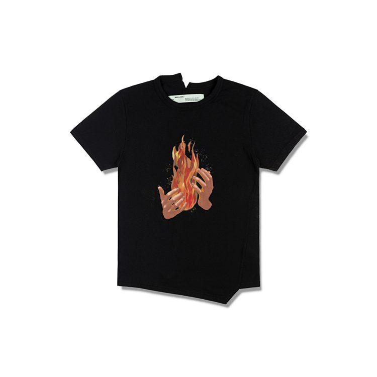 OFF WHITE Весна-Лето 2019 Футболка Мужская Черная OMAA032S181850781088