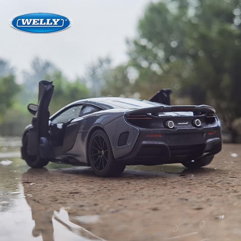 Welly 1/24 McLaren 675LT Сплав Спортивный Автомобиль Модель Литье под Давлением Металл Гоночные Транспортные Средства Модель Автомобиля Высокая Симуляция Коллекция Детская Игрушка Подарок