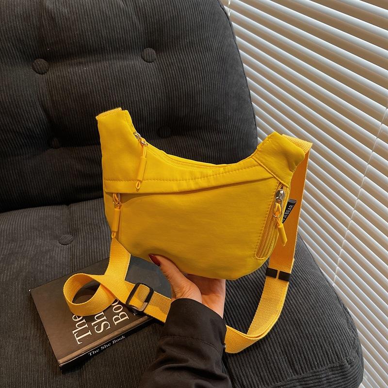 Повседневная сумка-пельмень женская новая легкая сумка-мессенджер для улицы, спортивная наплечная сумка, универсальная сумка для поездок, сумка для мобильного телефона