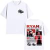 Rapper Ryan Castro Music Album Tour 2026 Merch Graphic TShirt Unisex Casual Oversized Tees Aesthetic ONeck Loose Tops