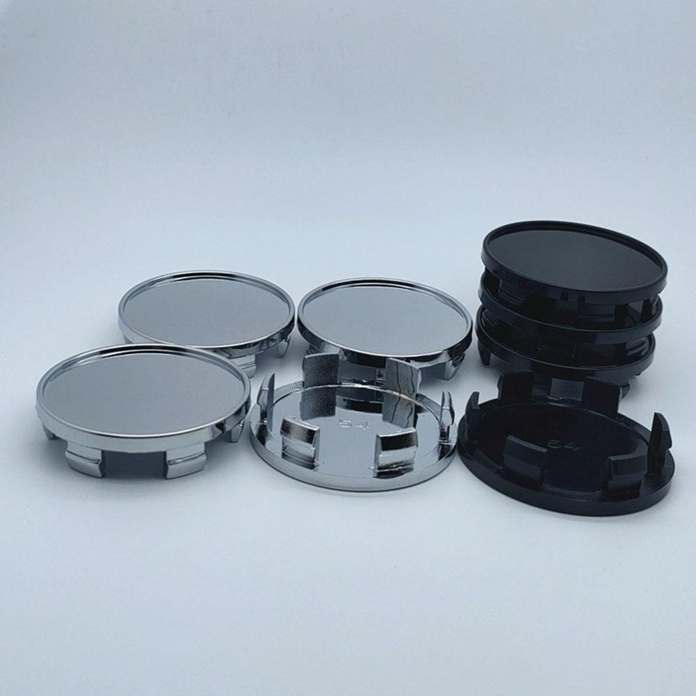 4 шт. 54 мм колпачок центра колеса автомобиля 6 зажимов колпак ступицы колеса универсальный ABS пластик сменные автомобильные аксессуары