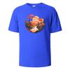 Mount Fuji Print TShirt Casual Short sleeved Streetwear Basic Tops Summer Tees For Men Women 100 Cotton Oneck Oversize