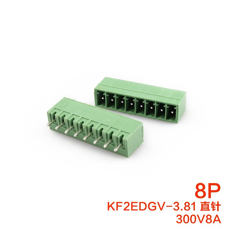 Straight Pin Socket KF2EDGV Spacing 3.81MM 2P 3P 4P 5P 6P 7P 8P 9P 10P 11P 12P Applicable to KF2EDGK Plug
