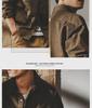 Men's Trendy Retro Khaki Denim Work Shirt - Loose Long-Sleeve