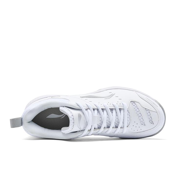 Li Ning Rocket Shoe 2.0 Нескользящие, Дышащие, Легкие Низкие Бадминтонные Кроссовки Унисекс Белый Серебристый AYTU049-5