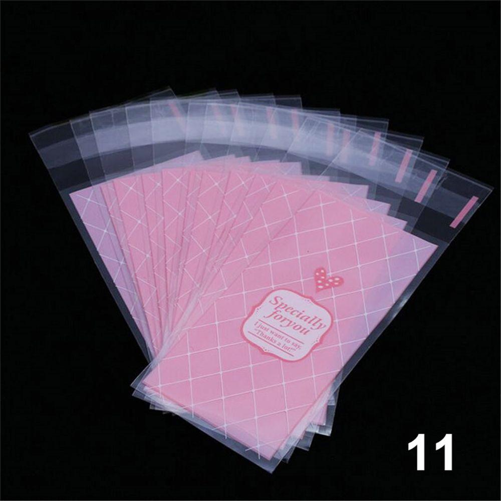 100pcs/lot Cute Bow Party Supplies Wedding Favors Lipstick Bag Gift Packages OPP Bags Plastic Pocket
