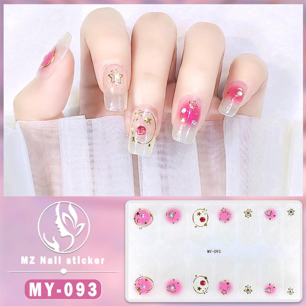 Трехмерная водонепроницаемая гелевая пленка для ногтей без запекания, полная паста, имитация бриллианта, бронзирование, лазерная пленка для ногтей, бумага для ногтей