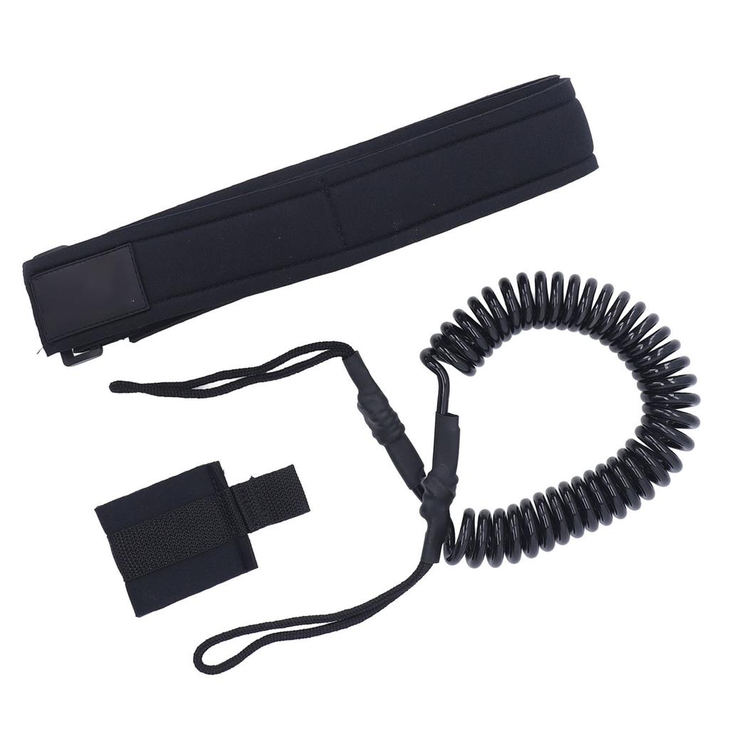 6 мм поводок для серфинга надежный высокопрочный TPU спиральный пружинный поясной трос безопасности для водных видов спорта