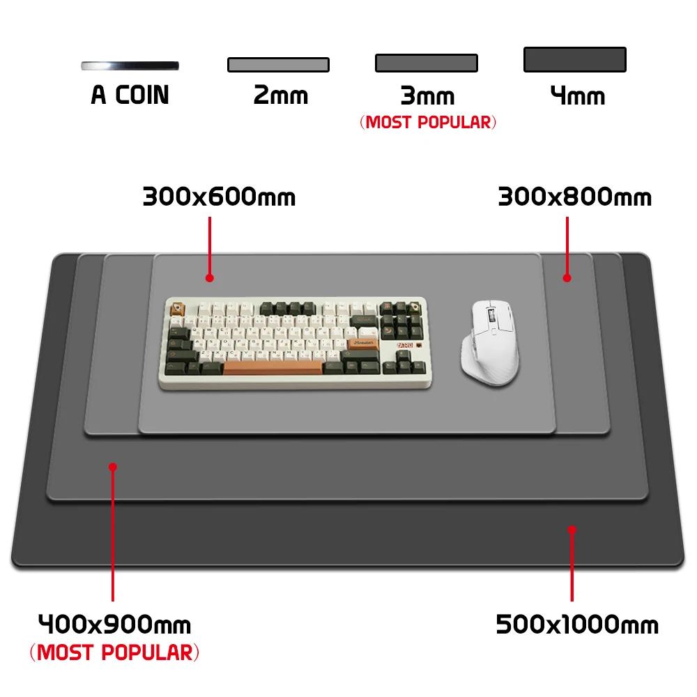 Word Excel PPT Shortcuts Guide XXL Gaming Mouse Pad Overlock Stitched Deskmat Non-Slip Rubber Keyboard Mat Office Gamer Pad
