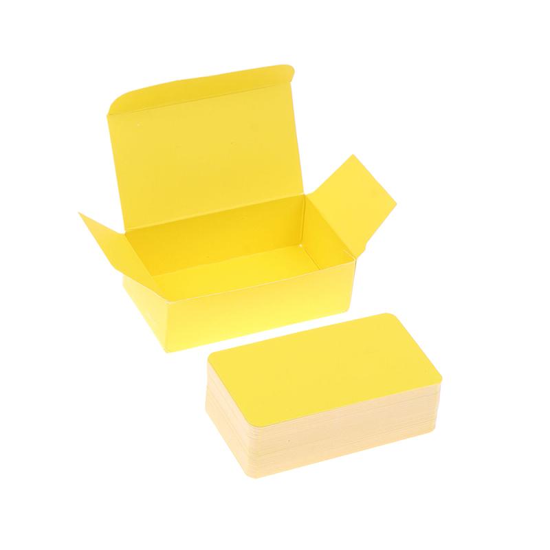 100 шт./кор. Карточка из крафт-бумаги, двусторонняя карточка со словами, пустая визитная карточка, записка, открытка с благодарностью, карточка с надписью, обучающая карточка