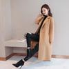 Women's Korean-Style Woolen Outer Wear Coat Autumn Spring Mid-Length Plus-Size Loose Woolen Coat