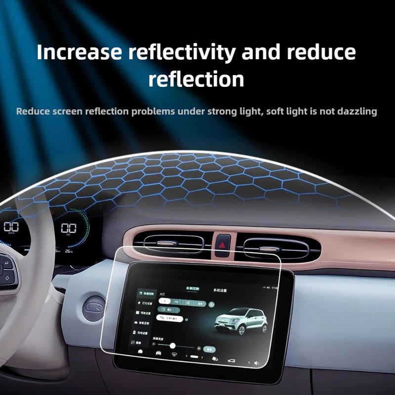 New for Leapmotor T03 2024 2026 Matte Tempered Glass Screen Protector Anti Glare Anti Fingerprint Car Dashboard Accessories