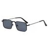 Rectangle Sunglasses Women Metal Frame Glasses Vintage Brand Square Sun Glasses for Men Shades Female Eyewear
