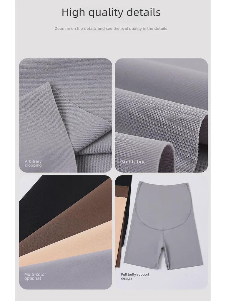 Шорты для йоги для беременных с поддержкой живота — легкие летние, длина 3/4