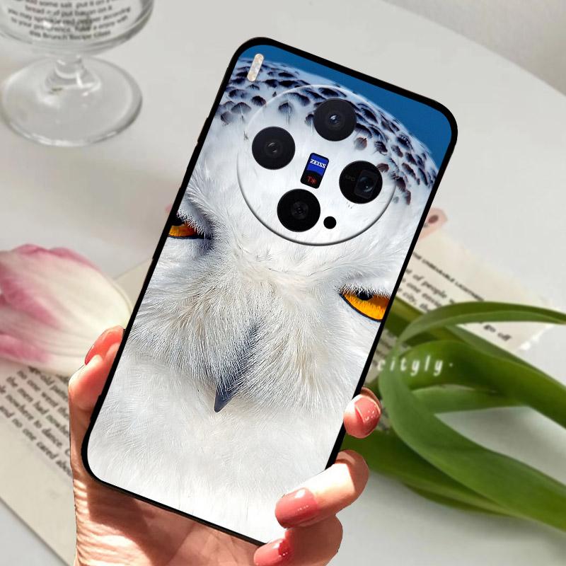 Чехол для Vivo X300 Крутой Рисунок Животных Лев Волк Чехол Для Телефона VIVOX300 V2509A Защита Камеры Fundas Противоударный