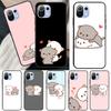 Peach Cat For POCO F3 F1 M3 M4 X3 Pro GT X4 Pro Phone Case For Xiaomi Mi 11 Lite 12 11T Pro Cover
