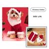 Рождественская одежда для собак, костюм Санта-Клауса для собак, зимнее пальто для щенков и кошек, куртка, костюм для собак с шапкой, теплая одежда для собак и кошек