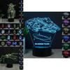 Star Wars Mini 3d Night Lamp For Kids Room And Collectors