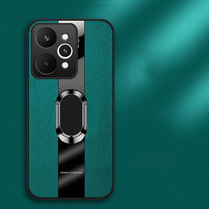Чехол для Realme 15 Pro Бизнес Эллиптическая подставка Всесторонний Ударопрочный Кожаный Мягкий Силикон Модный для Realme 15 Pro Plus Задняя крышка