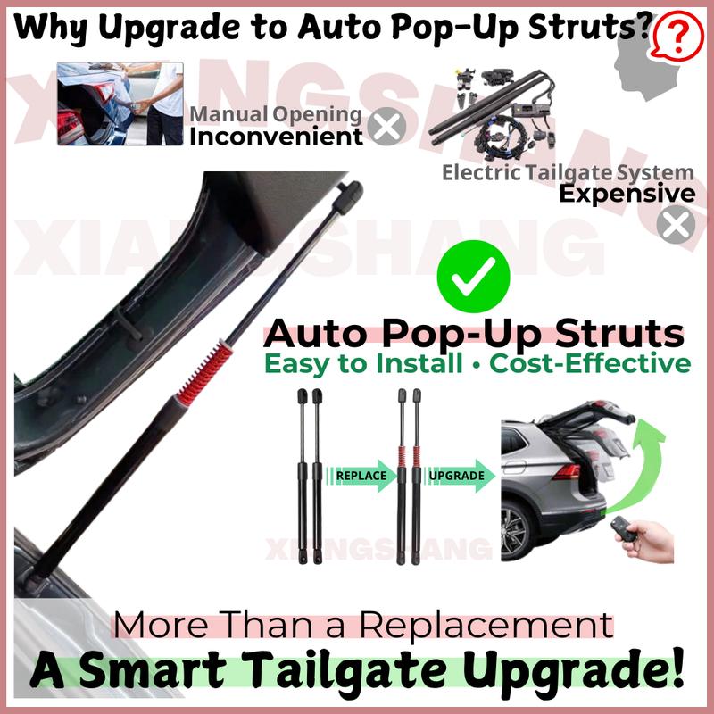 Auto Pop-Up Trunk Struts for Peugeot 508 (W23) Estate 2010-present Automatic Opening Gas Lift Supports with Springs