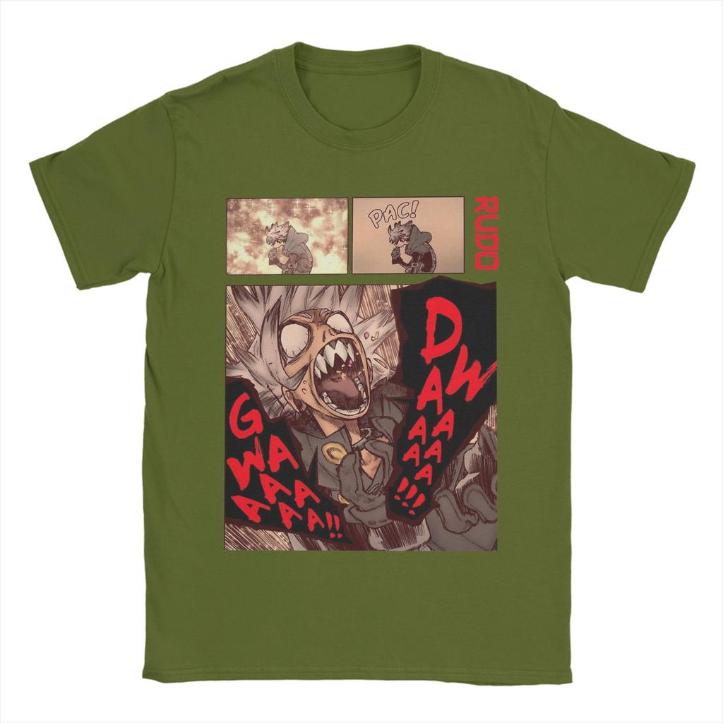 Rudo Surebrec Gachiakuta Anime T Shirt Unisexs  100 Cotton Fashion for Unisex TShirts Round Neck  Tee Shirt Short Sleeve Clothes