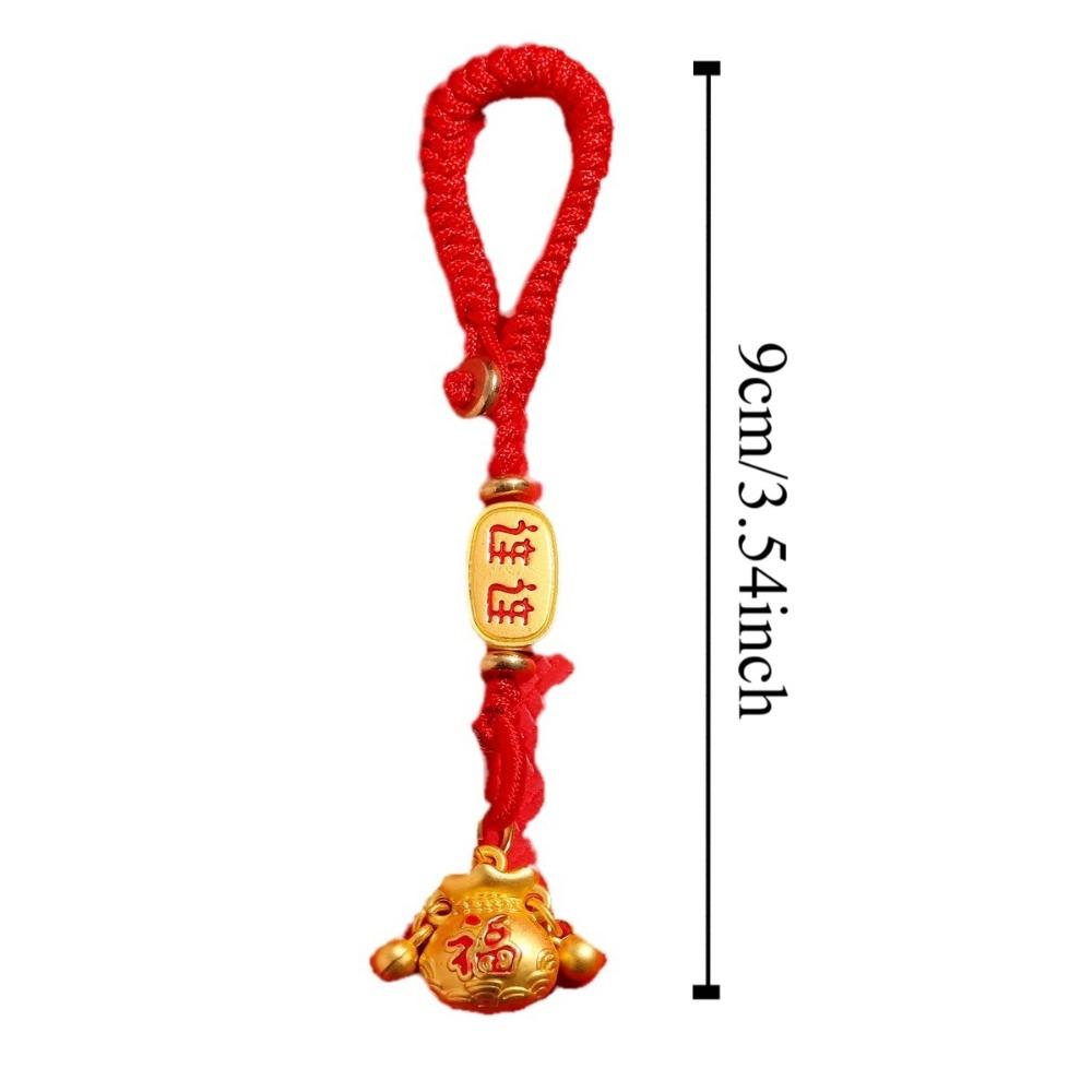 Веревка плетеная брелок на удачу китайский стиль автомобильный брелок креативный кулон сумка удачи для женщин