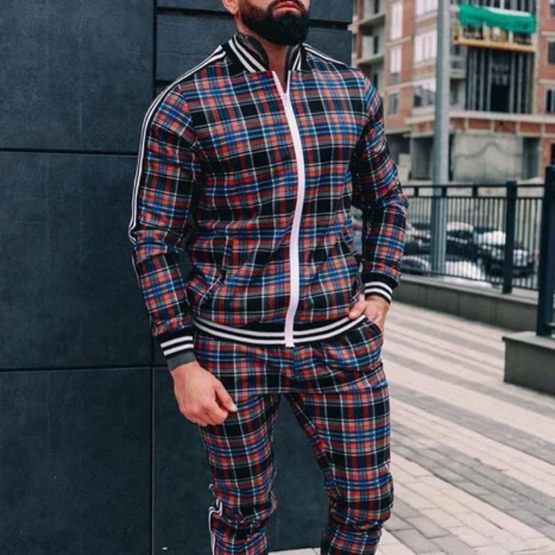 Новый мужской спортивный костюм, комплекты курток, мужской костюм, мужской модный спортивный костюм, спортивный костюм, мужские толстовки, спортивная одежда, пальто + брюки