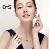 Ожерелье в форме сердца с кубическим цирконием, ожерелье с кулоном в форме сердца, подарок на день рождения ко Дню святого Валентина на День матери для женщин
