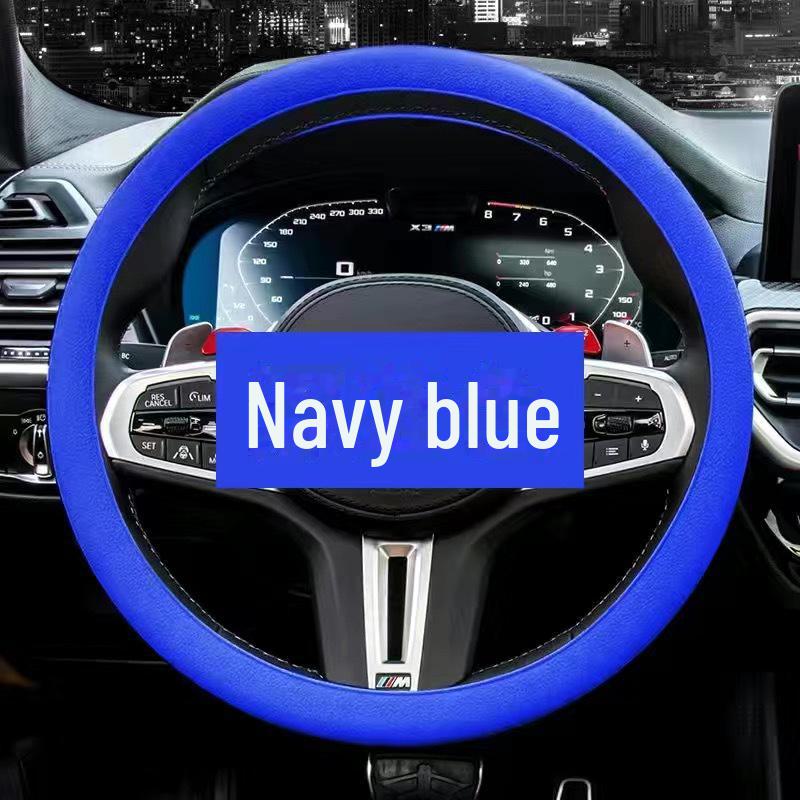 Силиконовый чехол на руль для мужчин и женщин — летняя мода, впитывающий пот, нескользящий, универсальный, подходит для любого сезона, тонкий и мягкий.