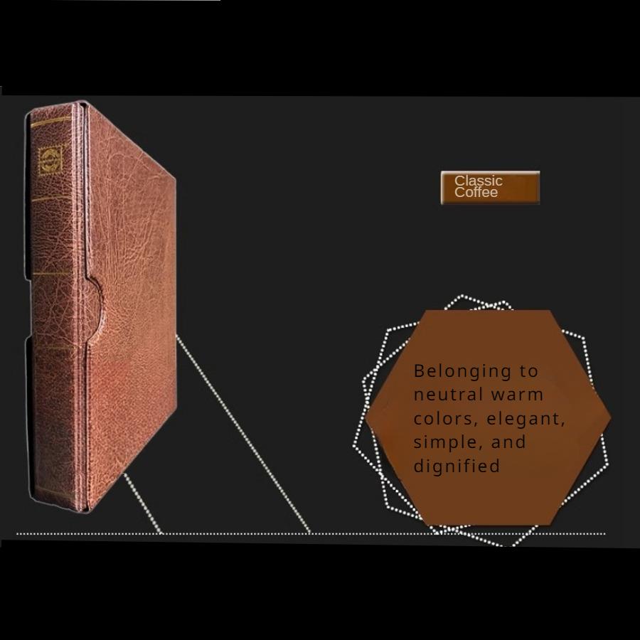 Книга для коллекции марок большой емкости, Книга для коллекции монет из бумаги, с пылезащитной обложкой, Расширяемая емкость, Рождественский подарок, Подарки в носок