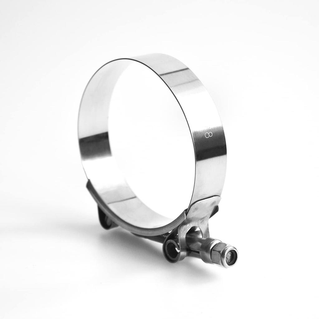 T Bolt Hose Clamp 2 1/2 Inch, MinerGuy Stainless Steel, Working Range 70Mm-78Mm For 2.5" Hose ID, Turbo Intake Intercooler Clamp, 4 Pack