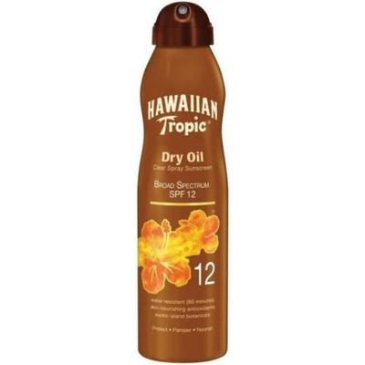 Hawaii Tropic Sun Cream SPF 50 Tropical SPF12 Island Tanning Coconut Oil Spray, 2 шт., 236 мл