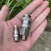 5Pcs EU Type Pneumatic Quick Fitting Connector PM20 SM20 With G1/4 BSP Male Thread For Air Compressor