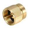 Propane Fuel Tank Adapter Lindal Valve Output Camping Stove Tank Convert  Gas Tank Adapter 1 LB Cylinder Input