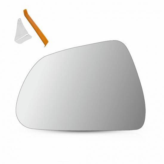 Driver Side Mirror Heated Glass For 2017- Tesla Model 3 W/O Auto Dimming LH