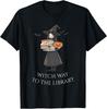 Witch Way To The Library Halloween Librarian Book Bookworm  Unisex T-Shirt
