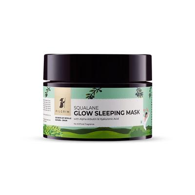 PILGRIM Испанская Glow Маска для сна со скваланом 50г Упаковка 1 шт. для увлажненной сияющей кожи Маска для лица