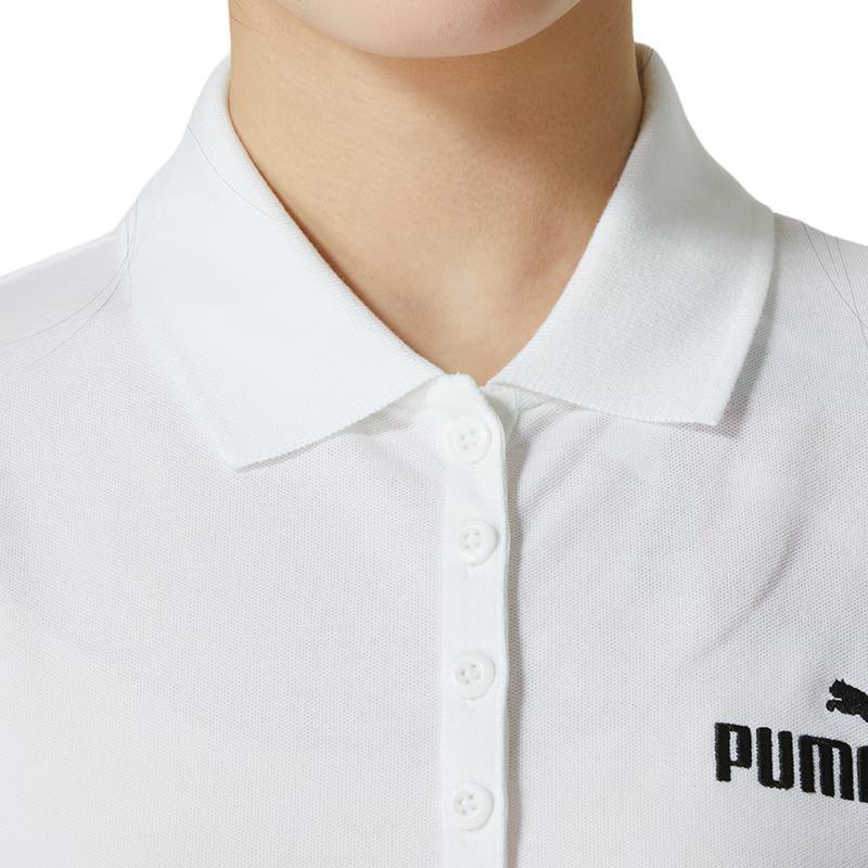(WMNS) PUMA Поло с логотипом 'Белый' Женское 630564-02