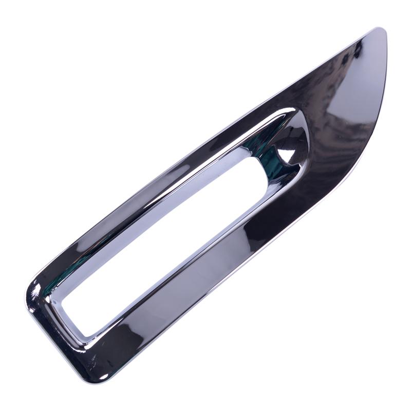 2pcs Plastic Silver Rear Bumper Chrome Fog Light Lamp Trim Molding Cover Frame Fit For Nissan Sentra Sylphy 2013 2014 2015