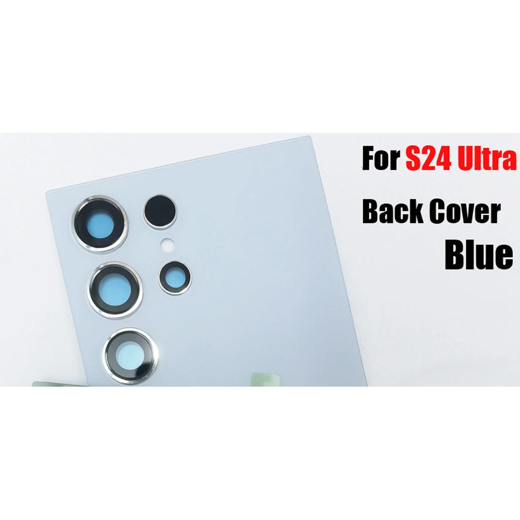 (новый)Задняя крышка аккумулятора OEM для SM-S24 Ultra 24ULTRA S24U 5G Стеклянная задняя крышка аккумулятора Задний корпус Задняя крышка