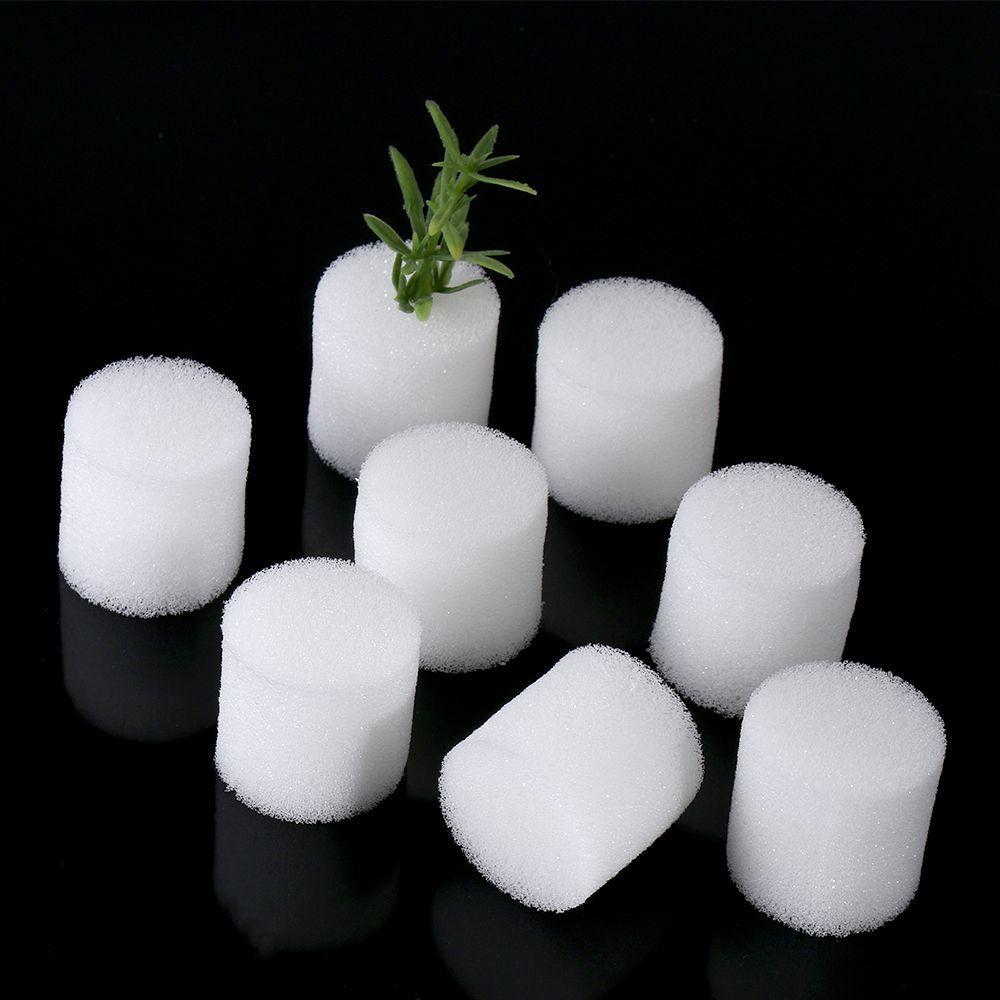 10/50pcs Durable Aquarium Planting Soilless Hydroponic  Nursery Sponge  Flower Pots Seed Trays