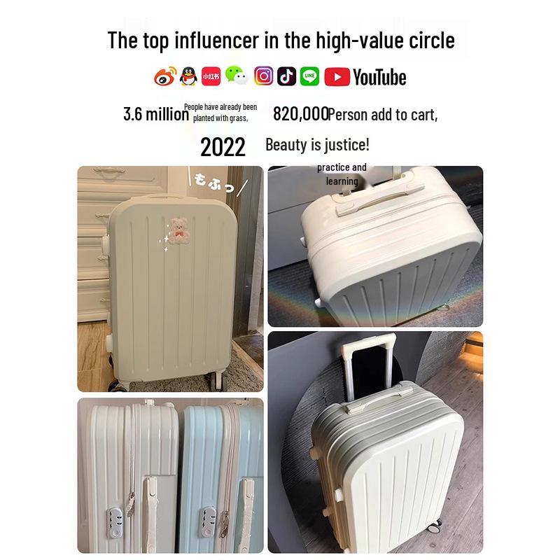 20-дюймовый чемодан ручной клади с универсальными колесами, перезаряжаемый, для мужчин, женщин и студентов