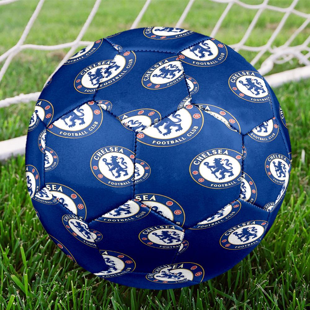 football club.C Print Size 5 Soccer Ball, Standard Match Football for Sports Game and Team Practice, Ideal Gift for Soccer Fans
