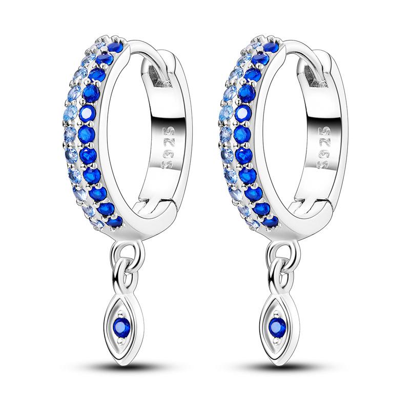 Hoop Earrings New silver 925 Rainbow, Shell, Women's Earrings Making jewelry For Women as Wedding Party Gifts
