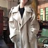 Тренч чеболя. Тренч женский средний и длинный весна и осень высококачественный корейский пальто маленький мужчина