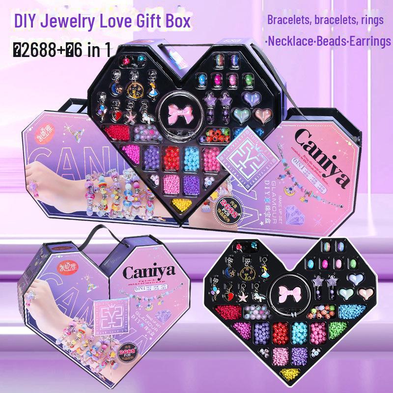 «Креативный набор украшений из бисера и аксессуаров для волос для девочек»